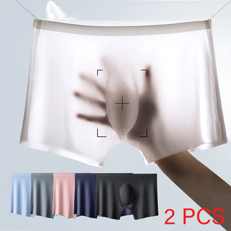 Multi Pack Underwear - 2 stks/partij mannen ultradunne slipje zomer